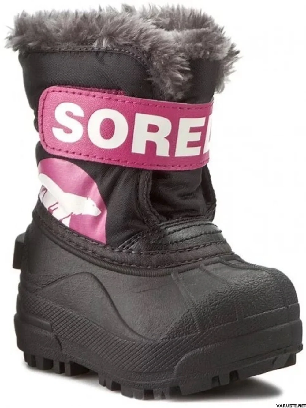 SOREL Snow Commander Snowboots Waterproof Pink Black size Infant 4